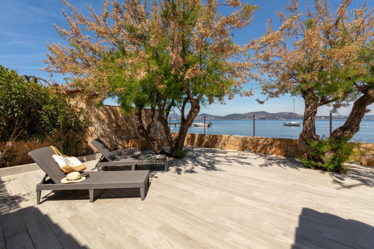Mon Reve, Charmant Cabanon Les Pieds Dans L'Eau A La Madrague, Confortable Et Lumineux Hyeres Exterior photo